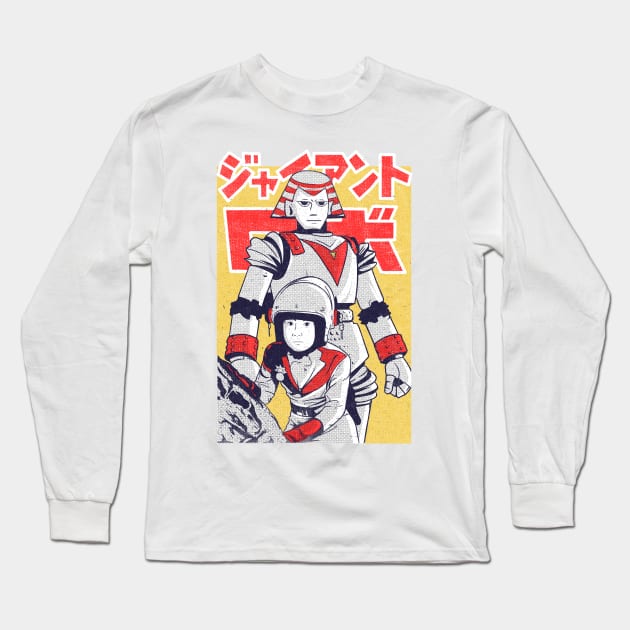 Giant robot Long Sleeve T-Shirt by Eoli Studio